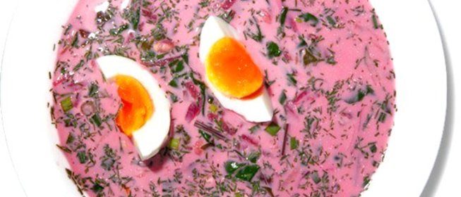 Холодник на свекольном квасе