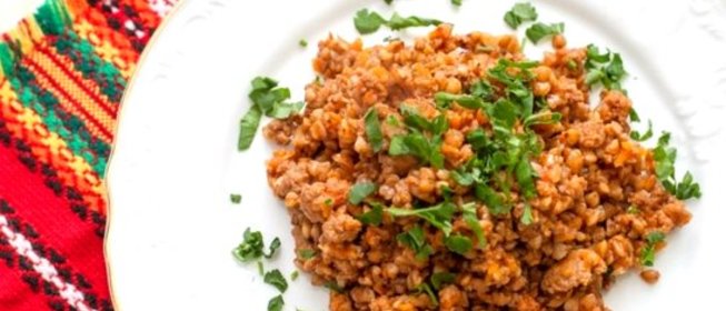 Гречка, томленная со свининой