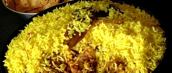 Плов с шафраном