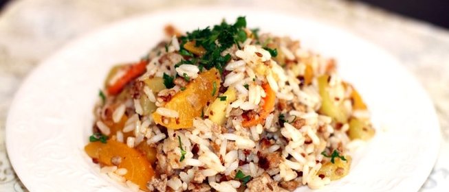 Плов со свининой по-тайски