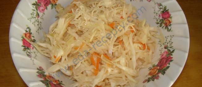 Квашеная капуста быстрого приготовления