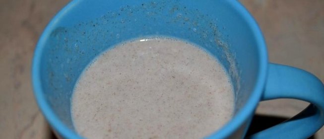 Банановый коктейль от кашля