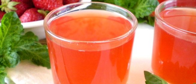 Клубничный морс