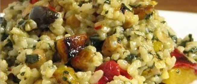 Ком ранг чай – рис с овощами