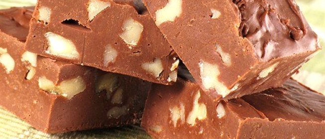 Шоколадные конфеты с грецкими орехами