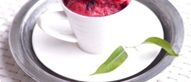 Вишневый шербет с белым вином