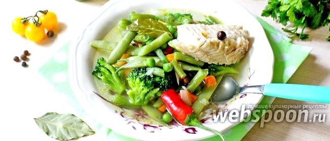 Рыбный суп с овощами