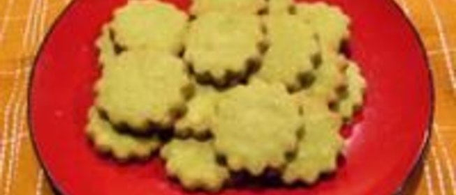 Печенье из зеленого чая