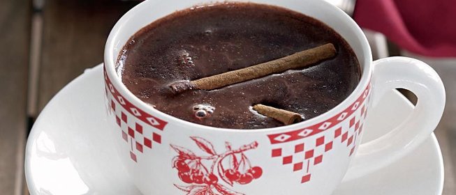 Мексиканский горячий шоколад в стиле майя