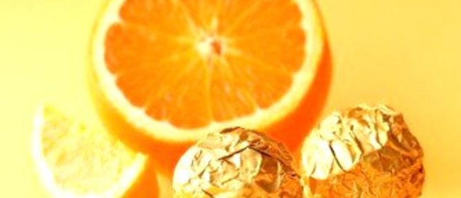 Апельсиновые конфеты с грецкими орехами