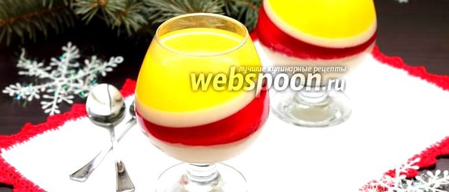 Бананово-апельсиновое желе