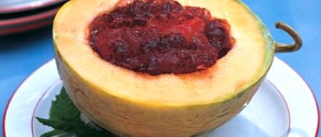 Дыня с желе