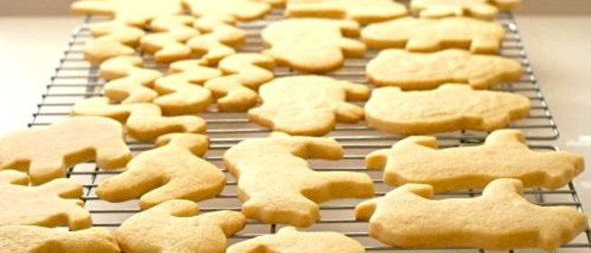 Сахарное печенье с лимонной цедрой