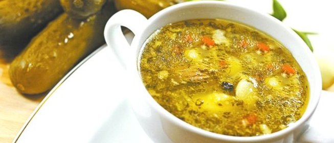 Рассольник из свинины