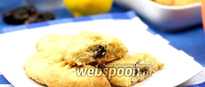 Песочное печенье с финиками