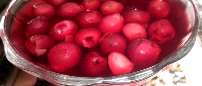 Вишневое желе