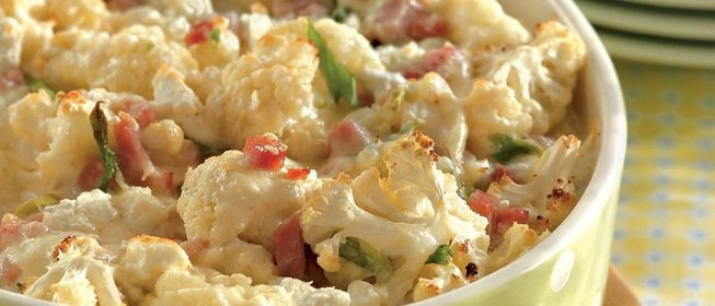 Запеканка из цветной капусты и сыра