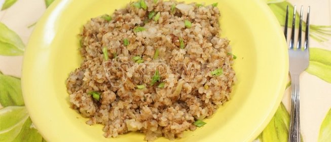 Гречка с фаршем