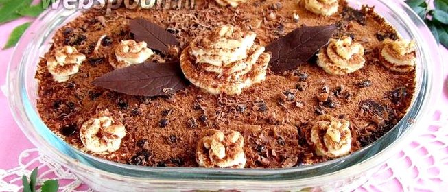 Тирамису без яиц