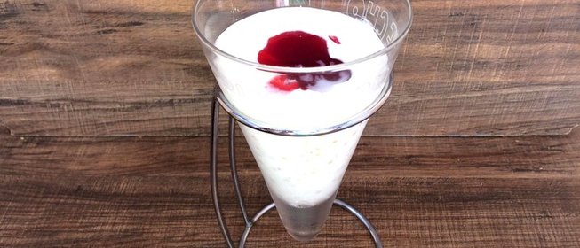 Зеленая гречка с кефиром