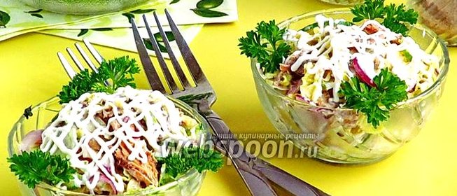 Салат с тунцом и пекинской капустой