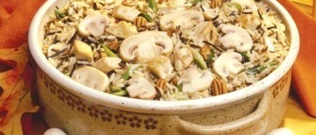 Грибной плов