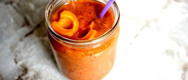 Смузи с абрикосом и киви