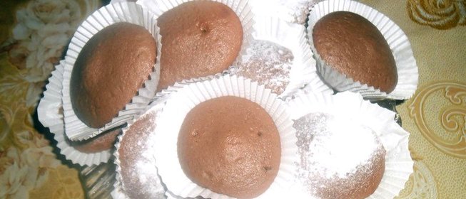 Кексы с какао