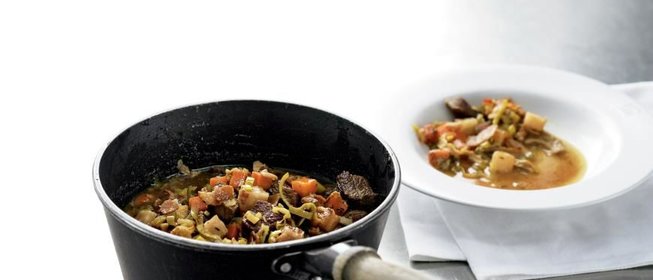 Говядина с овощами