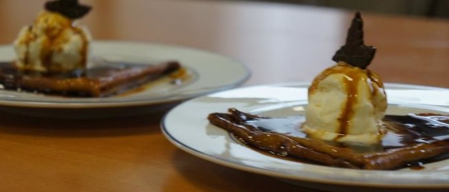 Блины кофейные креп Сюзетт фламбе