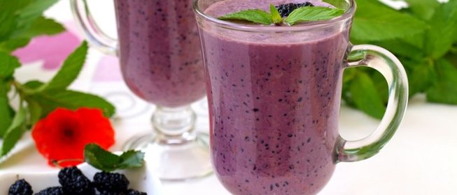 Смузи с шелковицей