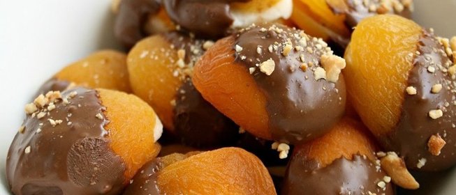 Конфеты Курага в шоколаде