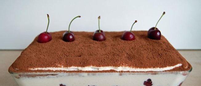 Тирамису с вишней