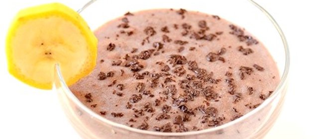 Банановый пудинг с какао