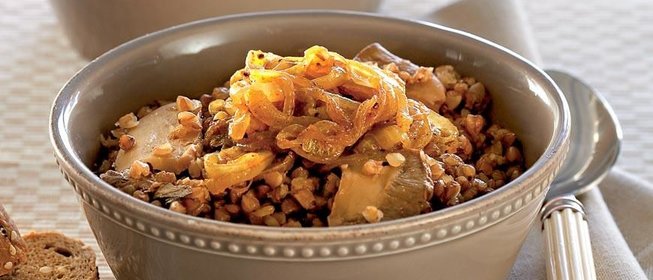 Гречневая каша с берберской смесью