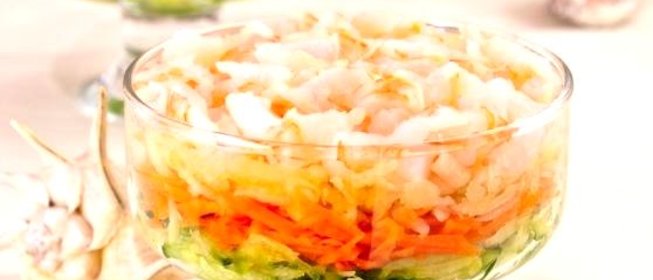 Салат-коктейль с креветками