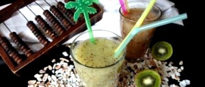 Смузи с зеленым чаем