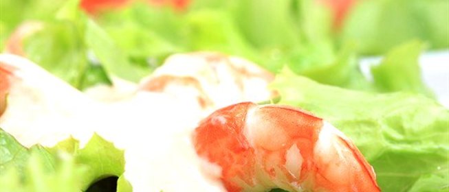 Креветки с лаймовым майонезом