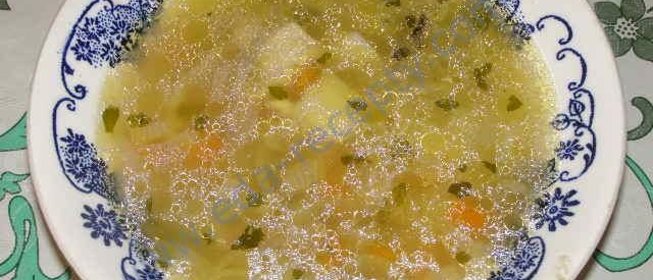 Рыбный суп уха из головы толстолобика