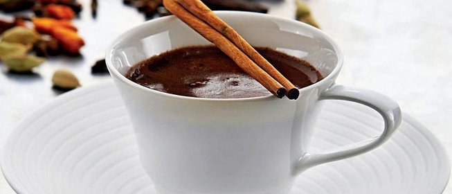 Пряный горячий шоколад
