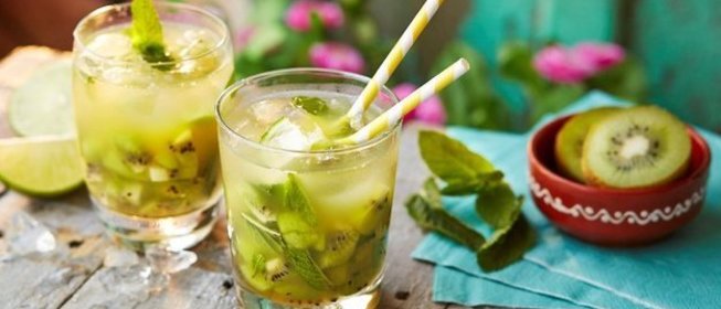 Коктейль из киви и лайма