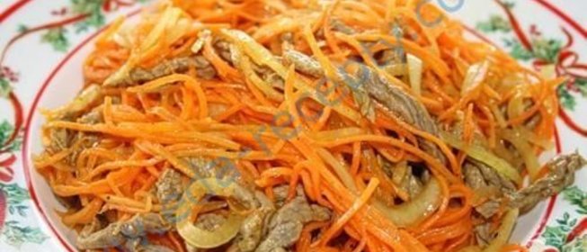 Салат с рыбой Хе
