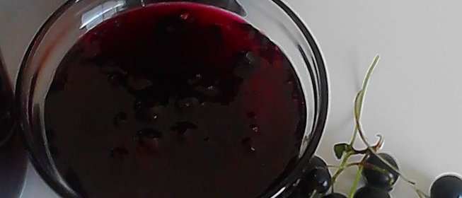 Черносмородиновое желе