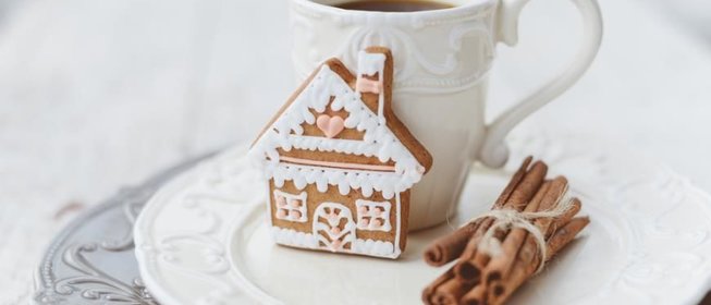 Имбирное печенье с какао к новогодним праздникам