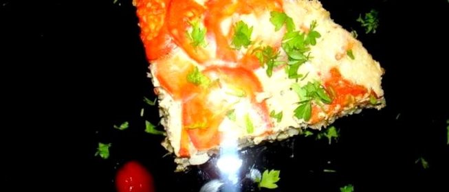 Запеканка рисовая с кабачками