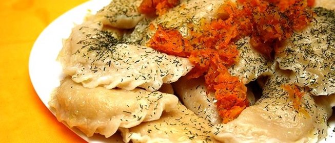 Постные вареники с картошкой