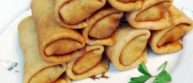 Блинчики с мясом морковью и капустой