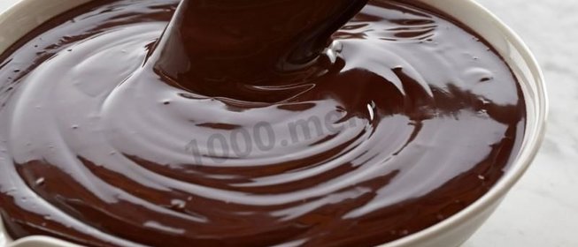 Глазурь для торта из какао