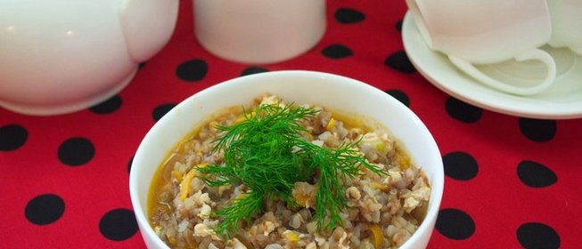 Гречка с фаршем