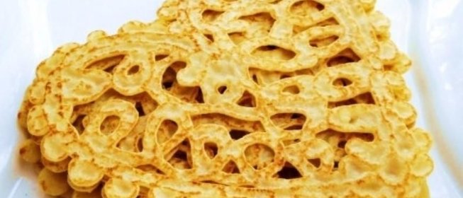 Сердечно-блинный торт для ВЛЮБЛЕННЫХ